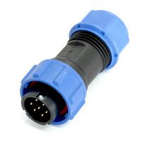 MULTICOMP PRO MP007620 Circular Connector, Sealed Circular Connector, MP SY17, Cable Mount Plug, 7 Contacts, Solder Pin