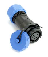 MULTICOMP PRO MP007640 Circular Connector, w/ Cap, Sealed Circular Connector, MP SY17, Cable Mount Receptacle, 7 Contacts