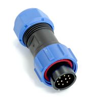 MULTICOMP PRO MP007547 Circular Connector, Sealed Circular Connector, MP SP17, Cable Mount Plug, 10 Contacts, Solder Pin