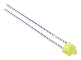 MULTICOMP PRO MP007991 LED, Yellow, Through Hole, 1.8mm, 20 mA, 2 V, 590 nm