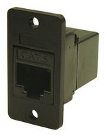 CLIFF ELECTRONIC COMPONENTS CP30622X1 In-Line Adapter, Cat6, Adaptor, In-Line, RJ45, RJ45, Slim FeedThrough