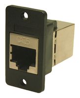 CLIFF ELECTRONIC COMPONENTS CP30622SX1 In-Line Adapter, Cat6, Adaptor, In-Line, RJ45, RJ45, Slim FeedThrough