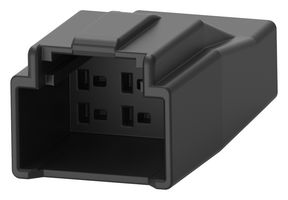 TE CONNECTIVITY 2-2366600-6 Connector Housing, Dynamic D-1000 Slim, Receptacle, 6 Ways, 2 mm