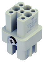 TE CONNECTIVITY T2020072201-000 Heavy Duty Connector, HD, Insert, 7+PE Contacts, H3A, Receptacle