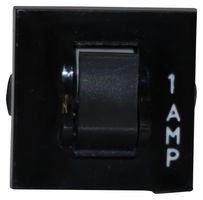 TE CONNECTIVITY - POTTER&BRUMFIELD W28-XQ1A-1 Thermal Circuit Breaker, Fuseholder Type, W28 Series, 1 A, 1 Pole, 32 V, 250 V, Snap In, Panel