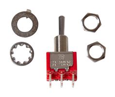 TE CONNECTIVITY - ALCOSWITCH 4-1825139-2 Toggle Switch, On-On-(On), DPDT, Non Illuminated, Gemini A Series, Through Hole, 5 A