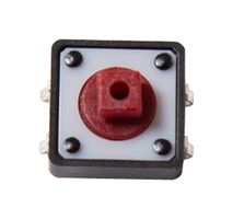 TE CONNECTIVITY - ALCOSWITCH FSM103A Tactile Switch, FSM10 Series, Top Actuated, Through Hole, Square Button, 260 gf, 50mA at 24VDC
