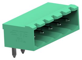 BUCHANAN - TE CONNECTIVITY 2350513-8 Terminal Block, Header, 5 mm, 8 Ways, 16 A, 300 V, Through Hole Right Angle