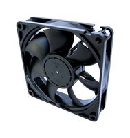 NMB TECHNOLOGIES 08020SA-12M-EA-00 DC Axial Fan, 12 V, Square, 80 mm, 20 mm, Ball Bearing, 39.9 CFM