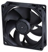 NMB TECHNOLOGIES 09225SA-12L-EA-D0 DC Axial Fan, 12 V, Square, 92 mm, 25 mm, Ball Bearing, 39.9 CFM
