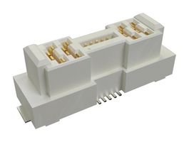 AMPHENOL COMMUNICATIONS SOLUTIONS 10159559-410221RLF Mezzanine Connector, Receptacle, 0.8 mm, 2 Rows, 14 Contacts, Surface Mount Straight