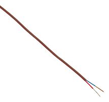 OMEGA TT-T-24-SLE-1000 Thermocouple Wire, Insulated, Duplex, Type T, 24 AWG, Solid, 1000 ft, ANSI, PFA, TT Series