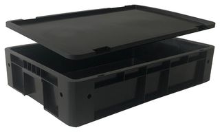 MULTICOMP PRO MP008305 Antistatic Storage, with Lid, Box, 5.12 ", 130 mm, 23.62 ", 600 mm, 15.75 "