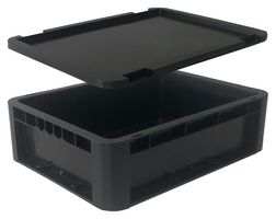 MULTICOMP PRO MP008307 Antistatic Storage, with Lid, Box, 4.72 ", 120 mm, 15.75 ", 400 mm, 11.81 "