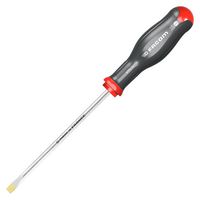 FACOM ATF6.5X100 Screwdriver, Slotted, 100 mm Blade, 6.5 mm Tip, 220 mm Overall, PROTWIST Series