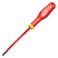 FACOM AT6.5X150VE Screwdriver, Slotted, 150 mm Blade, 6.5 mm Tip, 270 mm Overall, PROTWIST Series