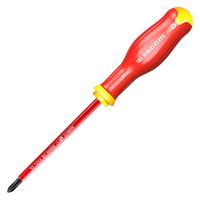 FACOM ATP0X75VE Phillips Screwdriver, #0 Tip, 75 mm Blade, 179 mm Overall, PROTWIST Series