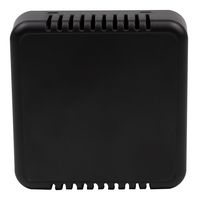 CAMDENBOSS CBRS01VBK Plastic Enclosure, Room Sensor, Vented, Wall Mount, ABS, 25.5 mm, 86 mm, 86 mm