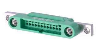 HARWIN G125-3243496M5 Connector Housing, Black / Green, Gecko SL G125, Plug, 34 Ways, 1.25 mm