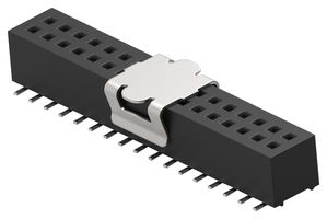 TE CONNECTIVITY 1MM-R-D17-VS-00-F-TBP PCB Receptacle, Board-to-Board, 1 mm, 2 Rows, 34 Contacts, Surface Mount Straight