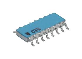 CTS 766145191APTR13 Fixed Network Resistor, Dual Terminator, 24 Resistors, SMD, Gull Wing, ± 2%