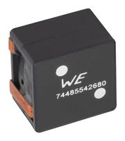 WURTH ELEKTRONIK 74485542680 Inductor, 6.8 µH, 20%, 6100 µohm, 13.5 A, 18.5 mm x 18.5 mm x 13.5 mm