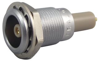 LEMO ERA.0S.403.CLL Circular Connector, Standard Circular Connector, 0S Series, Panel Mount Receptacle, 1 Contacts