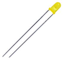 MULTICOMP PRO MP008530 LED, Yellow, Through Hole, T-1 (3mm), 20 mA, 2 V, 588 nm