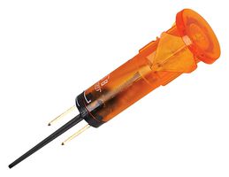 MULTICOMP PRO MP008572 Neon Indicator, 250 VAC, Orange, 10 mm, Dome