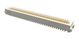 AMPHENOL COMMUNICATIONS SOLUTIONS 10162581-3134169LF Mezzanine Connector, Receptacle, 1 mm, 2 Rows, 69 Contacts, Surface Mount Straight, Copper Alloy