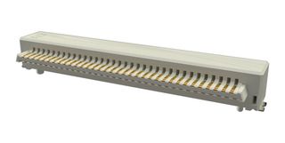 AMPHENOL COMMUNICATIONS SOLUTIONS 10162583-411169LF Mezzanine Connector, Header, 1 mm, 2 Rows, 69 Contacts, Surface Mount Right Angle, Copper Alloy