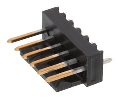 MOLEX 171856-1006 Pin Header, Board-to-Board, Wire-to-Board, 2.54 mm, 1 Rows, 6 Contacts, Through Hole Straight