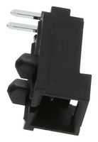 MOLEX 70555-0001 Pin Header, Wire-to-Board, 2.54 mm, 1 Rows, 2 Contacts, Through Hole Right Angle, SL 70555 Series