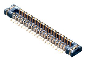 MOLEX 502430-1430 Mezzanine Connector, Plug, 0.4 mm, 2 Rows, 14 Contacts, Surface Mount, Phosphor Bronze