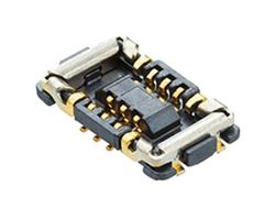 MOLEX 505066-1022 Mezzanine Connector, Receptacle, 0.35 mm, 2 Rows, 10 Contacts, Surface Mount, Copper Alloy