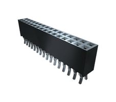 SAMTEC SSQ-105-01-G-D PCB Receptacle, Board-to-Board, 2.54 mm, 2 Rows, 10 Contacts, Through Hole Mount, SSQ Series