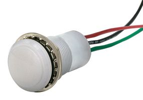 DIALIGHT 657-1415-303F Multicolour Panel Indicators, Red, Green, 17.46 mm, R 20mA, G 20mA, R 30V, G 30V