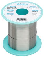 WELLER T0051402799 Solder Wire, No Clean, Lead Free, 99.3, 0.6, 0.05 Sn, Cu, Ni, 100G, 229 °C, 0.5 mm
