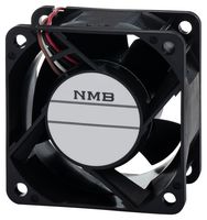NMB TECHNOLOGIES 06038RE-12S-GT-00 DC Axial Fan, 12 V, Square, 60 mm, 38 mm, Ball Bearing, 58.98 CFM