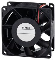NMB TECHNOLOGIES 08038RE-24R-GT-00 DC Axial Fan, 24 V, Square, 80 mm, 38 mm, Ball Bearing, 105.94 CFM