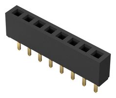 GCT BF085-02-A-0240-N-G PCB Receptacle, Board-to-Board, 2 mm, 1 Rows, 2 Contacts, Through Hole Straight, BF085 Series