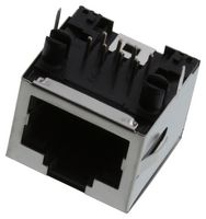 AMPHENOL COMMUNICATIONS SOLUTIONS RJHSE5180 Modular Connector, RJ45 Jack, 1 x 1 (Port), 8P8C, Through Hole Mount