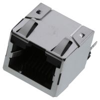 AMPHENOL COMMUNICATIONS SOLUTIONS RJHSE3M80 Modular Connector, RJ45 Jack, 1 x 1 (Port), 8P8C, Through Hole Mount