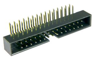 MULTICOMP PRO MP008647 Pin Header, Wire-to-Board, 2 mm, 2 Rows, 30 Contacts, Through Hole Right Angle, MCP 2MM RA