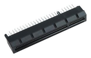 AMPHENOL COMMUNICATIONS SOLUTIONS 10018783-10202TLF Card Edge Connector, Dual Side, 1.57 mm, 98 Contacts, Through Hole Mount, Straight