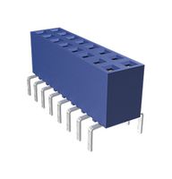 AMPHENOL COMMUNICATIONS SOLUTIONS 75915-302LF PCB Receptacle, Board-to-Board, 2.54 mm, 1 Rows, 2 Contacts, Through Hole Straight