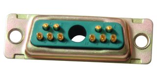 AMPHENOL COMMUNICATIONS SOLUTIONS DAM11W1SN Combination Layout D Sub Connector, DMW Series, DA-11W1, Receptacle, 11 Contacts