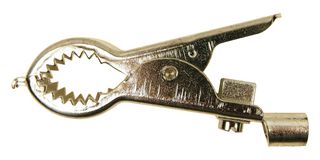 MULTICOMP PRO MP008775 Crocodile Clip, 25 mm Jaws Open, 60 mm Length, Metal