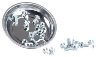 ECLIPSE MAGNETICS MT150F Storage Magnetic Tray, Stainless Steel, 22 mm X 36 mm, Dia 150 mm