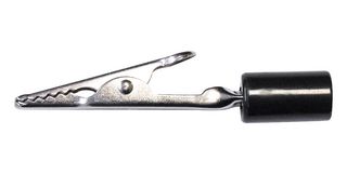 MUELLER ELECTRIC BU-60HPR-0 Alligator Clip, Black, 10 A, 7.9 mm Jaw Open